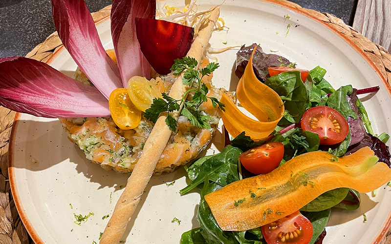 tartare de saumon